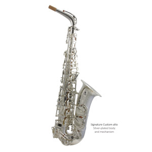 TREVOR JAMES Signature Custom Silverplated alto saxophone